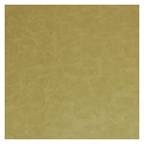Tissu en cuir PVC jaune pour rénover vos coussins de canapé
