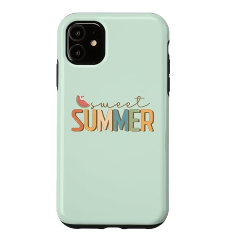 Sweet Summer Watermelon ���g�� �^�C�|�O���t�B �O���t�B�b�N �X�}�z�P�[�X iPhone 11 �p