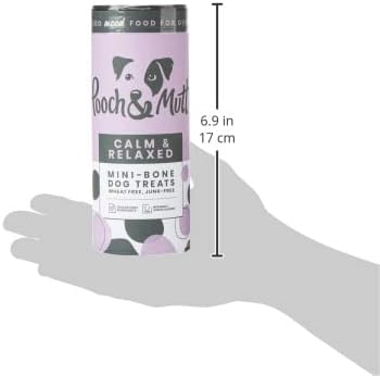 Pooch & Mutt - Calm & Relaxed, Natural Dog Treats (Wheat Free), Healthy and Low-Calorie, Pack of 6