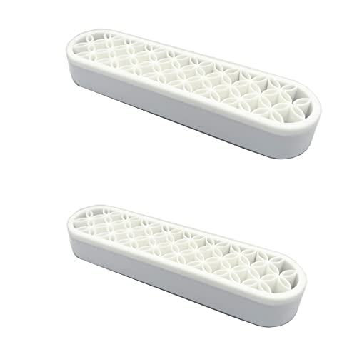 Image of TANG SONG 2 PCS Silicone Make up Brush Holder Cosmetic Storage Box Desktop Organizers (White)