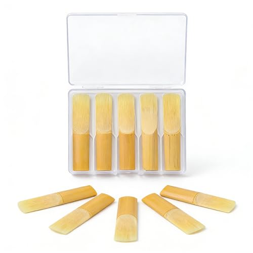AKLOT Handcrafted Alto Saxophone Reeds: 10-pack, Suitable for Classical, Jazz, and Pop Styles...