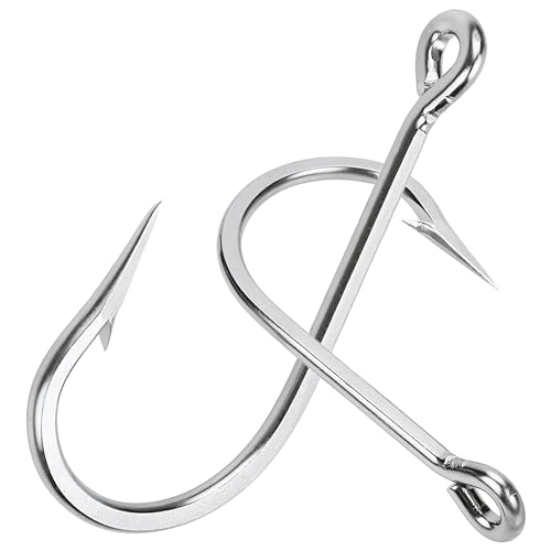 Saltwater Fishing Shark Alligator Hooks 5/0-20/0 Large Giant Shark...