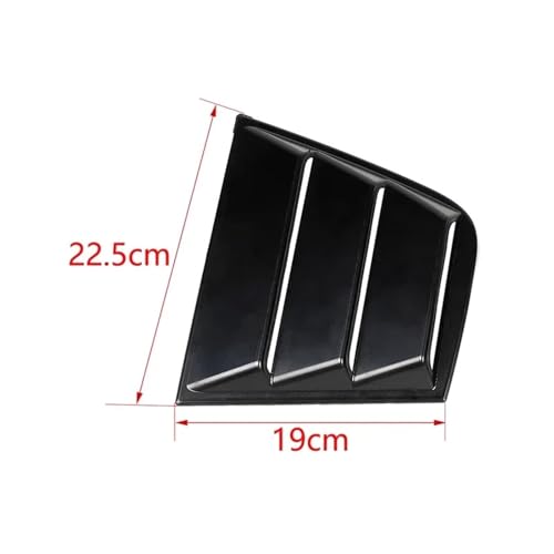 Cache persienne de lunette arrière en ABS premium Dodge Charger