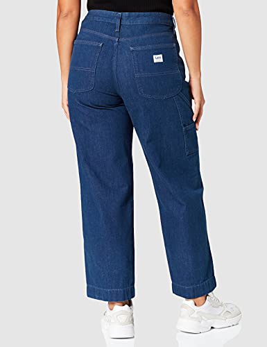 Lee Carpenter Jeans Straight, Blu (Dark Yelt IV)