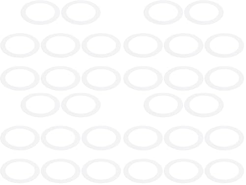 Image of PATIKIL Goof Rings for 6-8 inch Inch Recessed Can Lighting Down Light, 8 Pcs Metal Goof Trim Rings Cover, Outer Diameter 8.62-inch, Inner Diameter 6.25-inch, Matte Finish White，Flush Mount (Pack of 4)