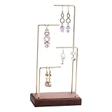 Afficher la boîte à bijoux Bijoux Stand Présentoir Métal Métal 4 Tier Bijoux Bijoux Organisateur Display Arbre d'arbre for suspendre Boucle d'oreille Bracelet Bracelet Bagues Bagues Accessoires Bijoux