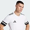 adidas Men's SQUADRA25 Jersey Short Sleeve, White/Black, 3XL #2