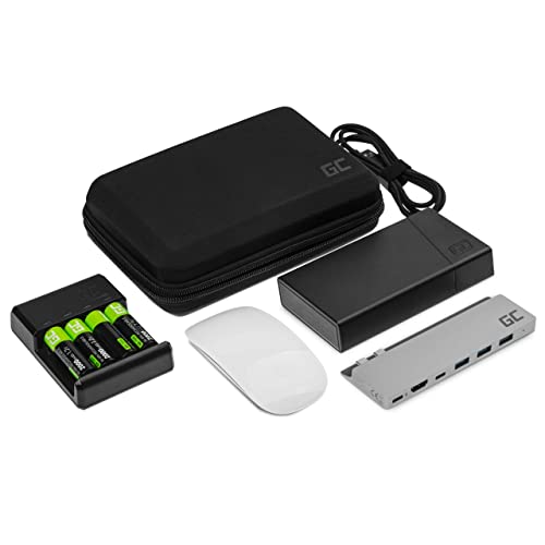 Green Cell GC PowerCase Cable Bag Electronic Bag Universal Hard Drive Case Large Cable Organiser Bag Electronic Accessories Organiser for Mobile Phone Charging Cable Power Bank USB Sticks SD Cards - Image 4
