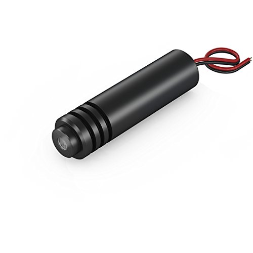 Láser de Punto, Rojo, 650nm, 40mW, 3V DC, Ø16x50mm, Láser Clase 3B, Foco Ajustable, Longitud de Cable 100mm - 70102260