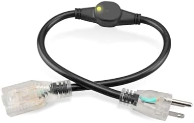 ULXIOM 120v 15a Heat Cable Controller, Weatherproof Outdoor Thermostat ...