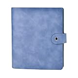 HIYQIN チェキアルバム、Fujifilm instax mini 99/EVO/12/11/9/8/8+/7/25/90チェキ適用 3寸写真200枚収納 大容量アルバム 名刺・キャッシュカードも収納可能 PUレザー 純色（ブルー）