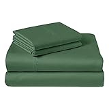 Egyptian Cotton Sheets Queen Size Sheet Hotel Sheets 4-Piece Queen Size Sheets Set, Cool, Breathable...