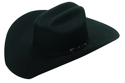 Twister Western Cowboy Hat Adult Wool Santa Fe 7 1/8 Black T7525001