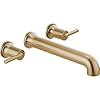 Delta Faucet T5759-CZWL Tub Filler Wall-Mount, Champagne Bronze