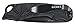 CRKT Moxie EDC Folding Pocket Knife: Assisted Opening Everyday Carry, Black Blade, Thumb Stud, Liner Lock, Textured Non Slip Handle, Pocket Clip 1100