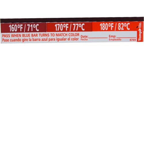 Exact FIT for Taylor TAY8769 Label Temperature 160/170/180 - Replacement Part by MAVRIK