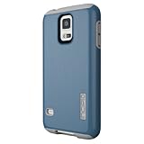 Incipio DualPro Shine Case for Samsung Galaxy S5 - Retail Packaging - Navy/Gray
