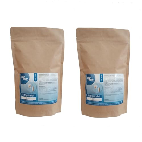 2L Filtergranulat Nachfüllgranulat für Wasserfilter – gegen Kalk & Schadstoffe – für Filterkannen, Kaffeevollautomaten, Bügelstationen, Luftbefeuchter
