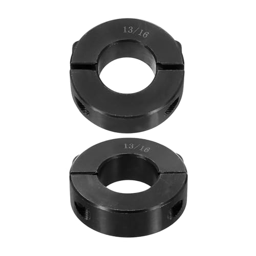 Collier de serrage deux pièces à double fente pour un maintien d'arbre total