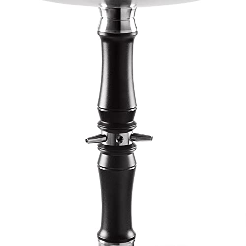 JYXZM Wasserhaarige Set mit Silikonschlauchschüsselzangen Alles Zubehör, Aluminium Shisha komplett Set 68cm Glas… – Bild 5