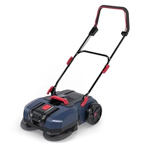 Güde GKM 18-0 Accu-veegmachine (18V E³-serie, Easy-Energy-Exchange, 61 cm veegbreedte, 1800 m² oppervlaktecapaciteit per uur, 20 l vuilcontainer, inklapbare beugel, zonder accupack en oplader)