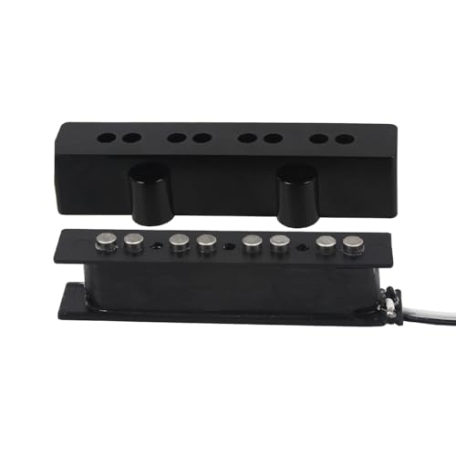 FLEOR Open Style Alnico 5 JB Bass Pickup JB Bass Neck Pickup for 4 String JB Bass Style or Similar Bass Guitar - Image 3