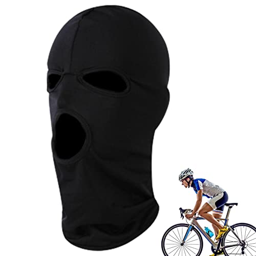 Chapéu de corrida Protetor facial para clima frio,Protetor facial para clima frio com 3 furos | Chap