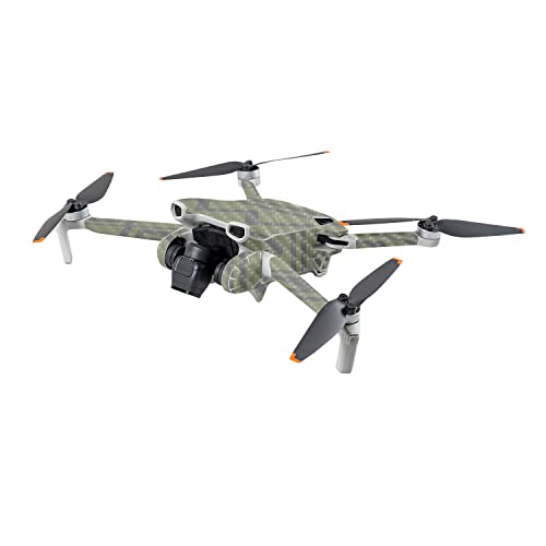 Image of MightySkins Carbon Fiber Skin Compatible with DJI Mini 3 - Green Western | Protective, Durable Textured Carbon Fiber Finish | Easy to Apply | Made in The USA