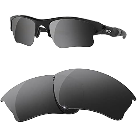 HiCycle2 Mirror Polarized Replacement Lenses for Oakley Flak Jacket XLJ Sunglass-Multi Options Cover