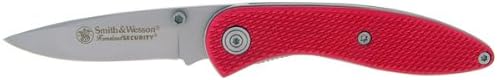Smith & Wesson CK107RD Homeland Security Knife, Red