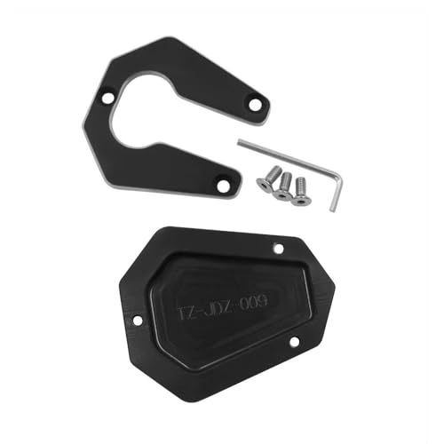Support latérale moto TRK502X : protégez votre moto des chutes sur sol mou