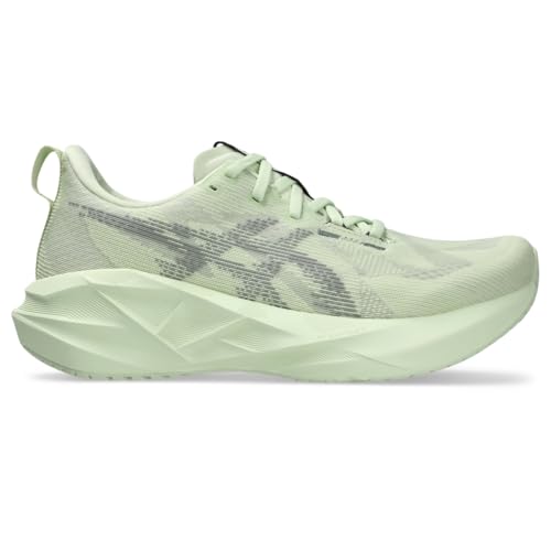 ASICS Women's NOVABLAST 5 Running Shoes, 8.5, Whisper Green/Monument Blue