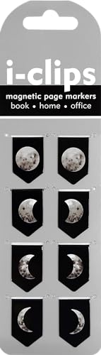 Moon Phases i-Clips (8 Magnetic Page Markers)