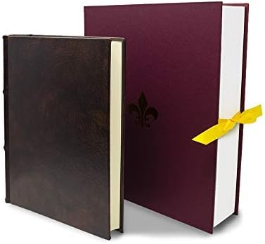 Epica Journals & Albums Álbum de fotos y álbum de recortes, 10 x 12 pulgadas, hecho a mano con exquisito cuero italiano, 100 páginas de calidad de