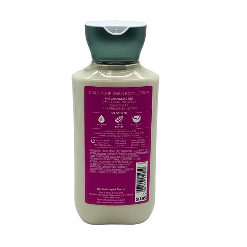 Bath & Body Works Pink Pineapple Sunrise Body Lotion 8Oz thumb #3
