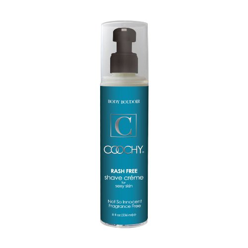 Coochy Rash Free Fragrance Free Shaving Cream 8 oz (3 Pack)