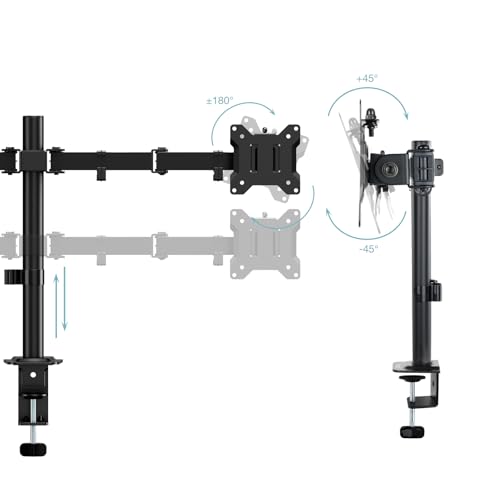 Tooq DB1802TN-B - Supporto Da Tavolo Per 2 Schermi 17"-27", Nero - 2