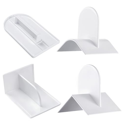 LIHAO 4 Stück Fondant Tortenglätter Set mit Ecke Glätten Tortendeko Modellierwerkze Marzipan für Gebäck für Zuckerfleisch