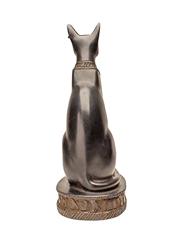 Estatua Diosa Bastet Egipcia Negra 13 Pulgadas miniatura 5