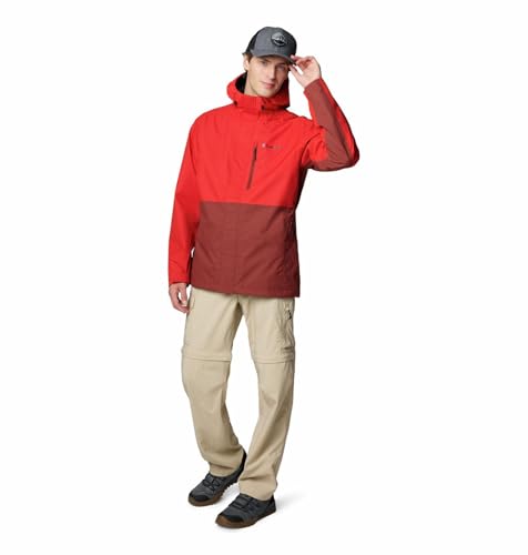 Image of Columbia Men Polyester Standard Length Omni-Tech Hikebound II Hiking and Trekking Waterproof Rain Jacket