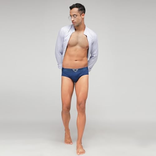 Image of Zoiro Men's Brief | Soft Band | Soft No-Marks Elastic | Breathable Innerwear | Pack of 1 | Color May Vary
