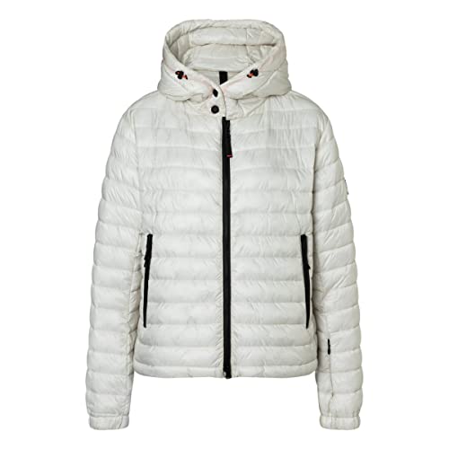 Bogner Fire + Ice Ladies Aisha Weiß - Warmer moderner Damen Stepp-Hoodie,...