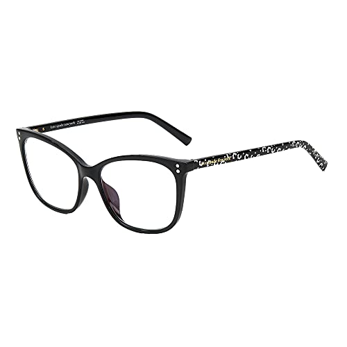 Kate Spade New York Aubree Blue Light Reading Glasses Black +1.50