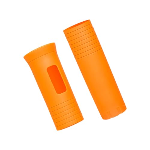 Housse de microphone portable orange pour événements en direct