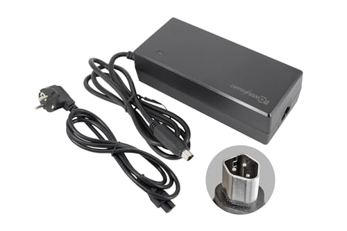 PowerSmart Alimentatore Di Rete 36V 2A 90W | Caricabatterie 3 Pin Da 8,6 Mm Per Batteria 36V | Compatibile Con STC-8127LC