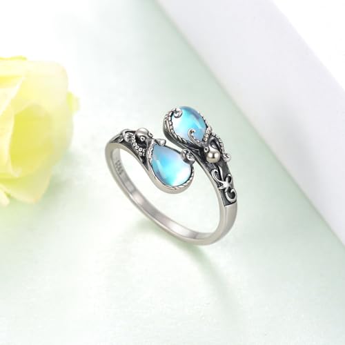 Spoon Rings for Women 925 Sterling Silver Spoon Rings Vintage Thumb Ring Gifts for Women3