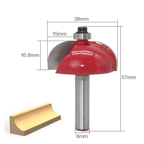 1pc 8-handle Professional Bearing Round Bottom Knife, Reverse Fillet Knife, Trimming Knife, Circular Arc Knife - Image 2