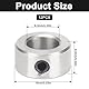 12 Stück Sicherungsring 8mm, Klemmring, Stahl Stellringe, Tiefenanschlagringe, Gewindesicherungsring T8 für CNC-Teile