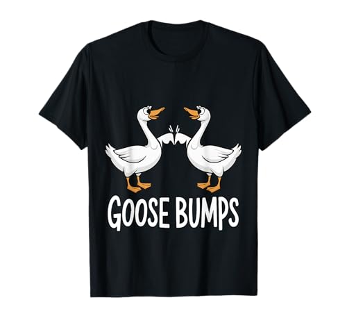 Goose Bumps Funny Animal Crewneck T-Shirt