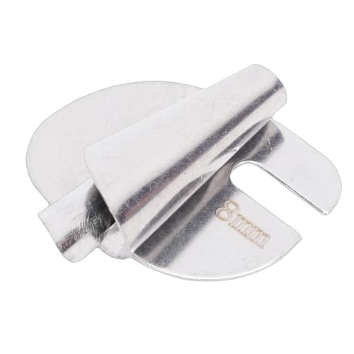Alomejor prensatelas para dobladillo enrollado, 8 piezas acero inoxidable miniatura 7